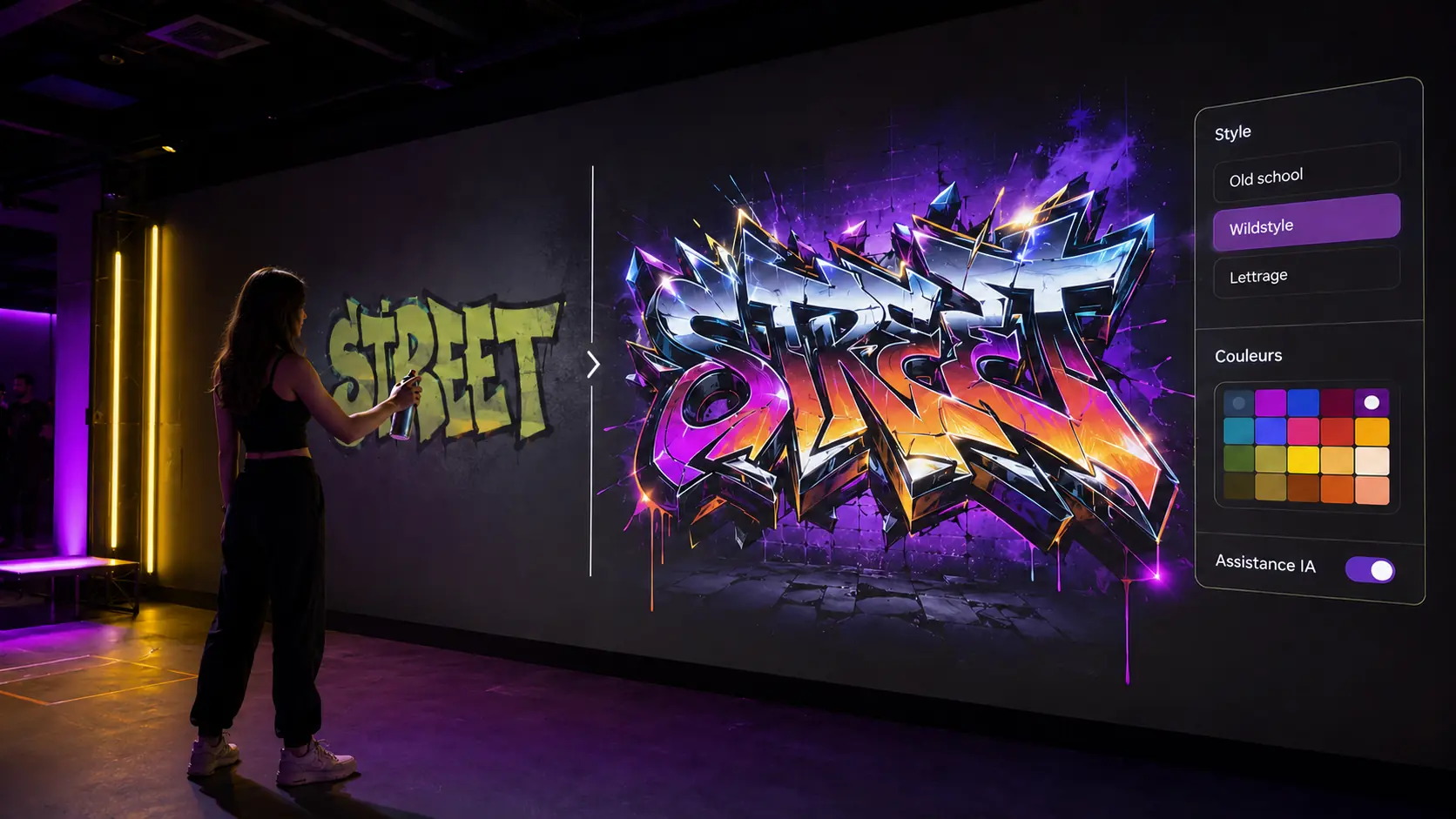 Atelier Graffiti Pro — atelier de graffiti numérique Animation Graffiti