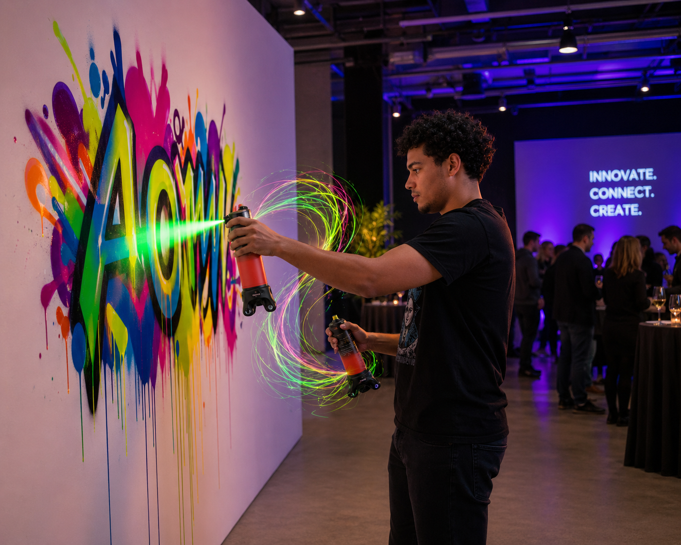 Expérience Animation Graffiti en immersion