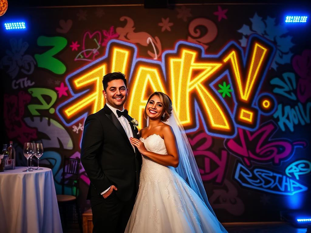 Photo de l'événement Marie & Thomas animé par Animation Graffiti